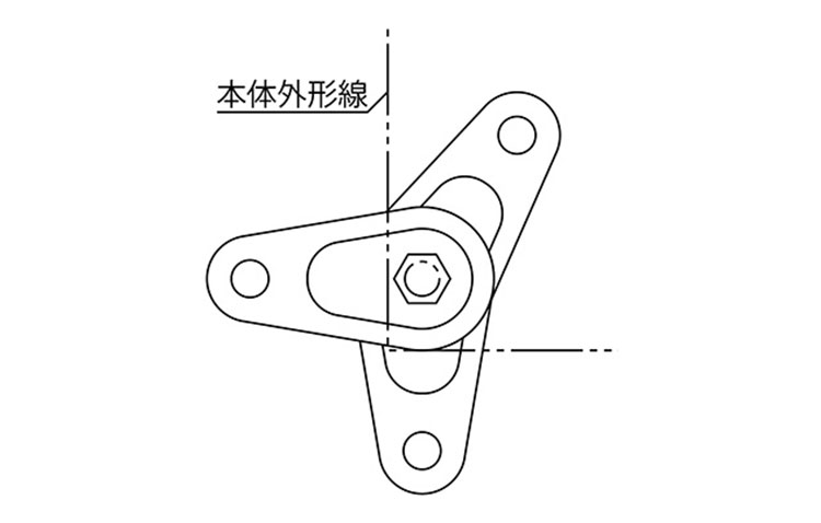 アンカーボルトは回転可能