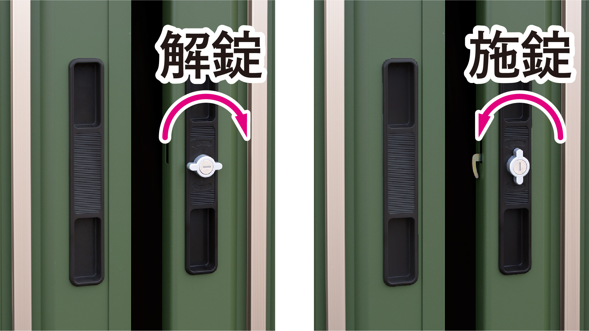 仮施錠